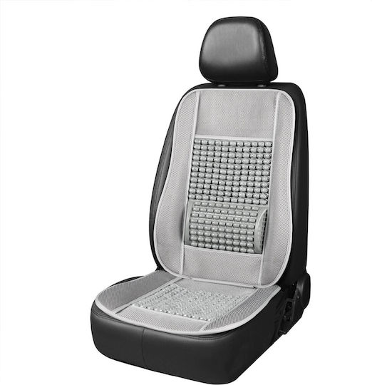 Car Seat Cover Massage Balls Lumbar Support Dimensions 110 X 46 Cm Color Gray
