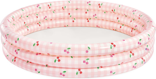 Intex Children's Round Inflatable Swimming Pool 147x33cm Pink