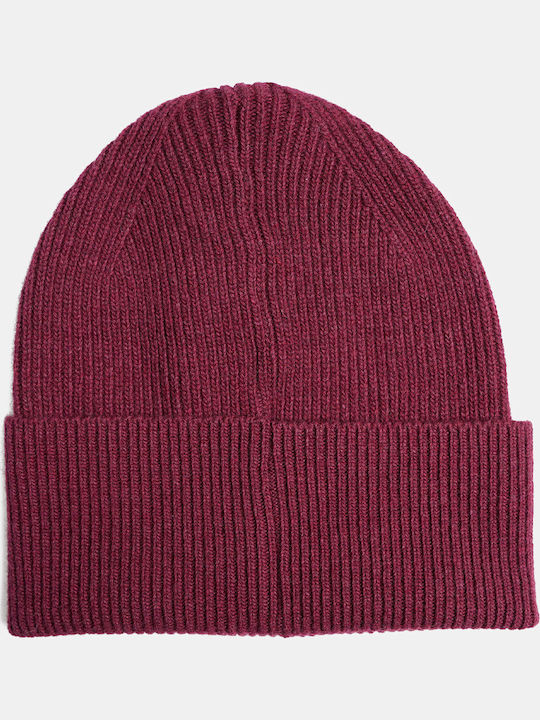 Xaff 6 Beanie Beanie Knitted in Burgundy color