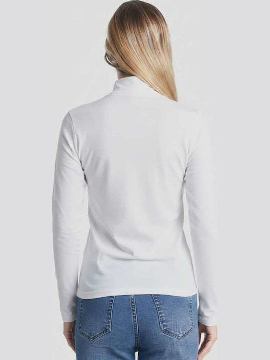 Women's Long Sleeve Blouse White