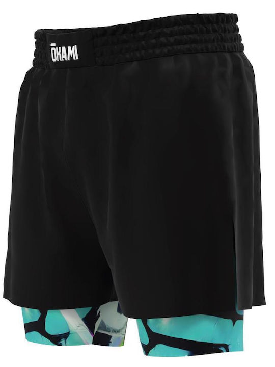 Okami Fightshorts OFS130 Σορτσάκι MMA Μαύρο