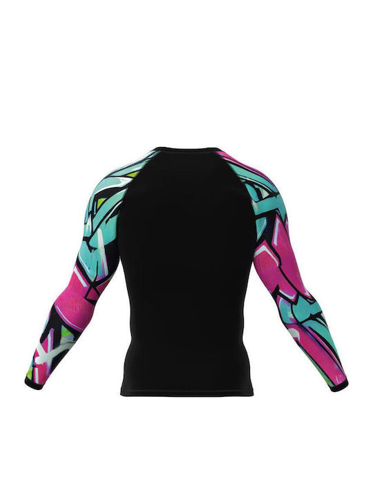Okami Bărbați Cu mânecă scurtă Tricou ORS140 pentru Jiu-Jitsu Neagră
