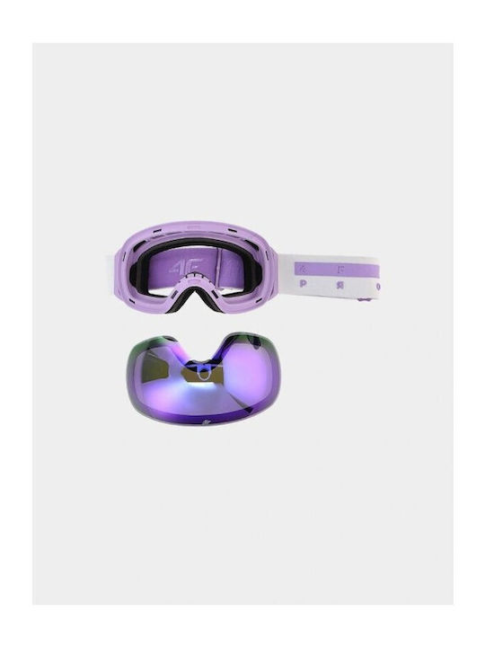 4F Μάσκα Σκι & Snowboard Ενηλίκων με Φακό Polarized