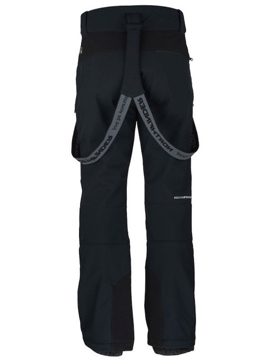 Northfinder NO-5009SNW-269 Pantaloni de schi și snowboard pentru bărbați Ski & Snowboard Coajă moale Negru