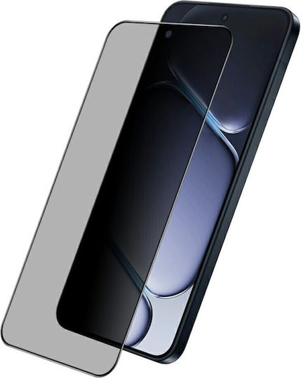 Imak Privacy Full Face Tempered Glass Μαύρο (OnePlus 15R)