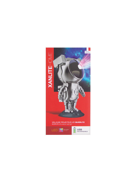 Xanlite Lumini LED Lampă decorativă pentru copii Argint 22.5x12cm