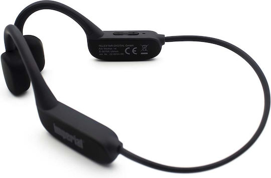 Imperial BluTC Active 2 Knochenleitung Bluetooth-Freisprecheinrichtung Kopfhörer Schwarz