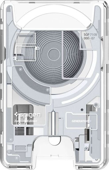 Spigen MagSafe Θήκη Καρτών Ultra Hybrid Wallet σε Λευκό χρώμα