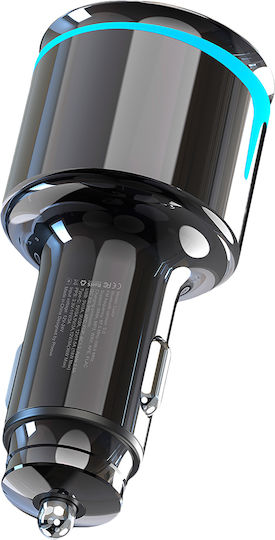 Proove Car Charger Fm Modulator Fmnx30110001 Usb Type-c U-disk Tf Bluetooth 5.3 Fast Charge 30w Led Black