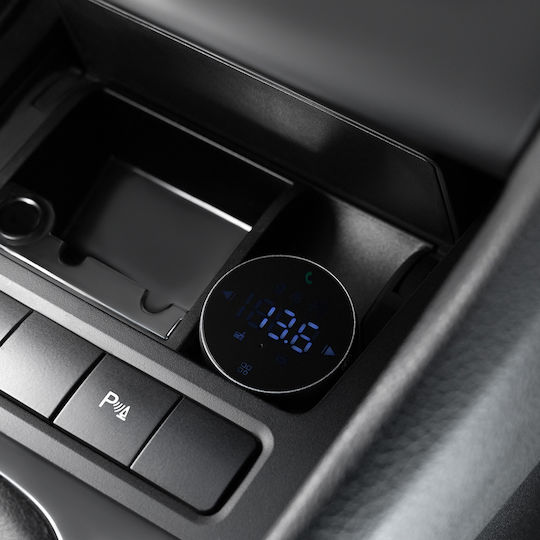 Proove Car Charger Fm Modulator Fmss30110003 Touch Screen Usb Type-c U-disk Tf Bluetooth 5.0 30w Grey