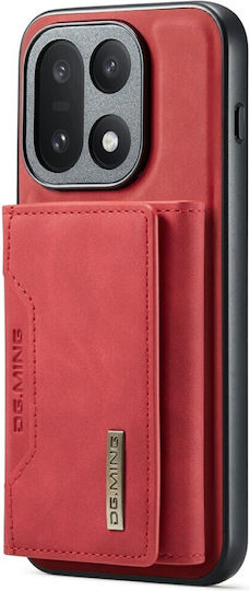 Dg.ming M2 Series Hard Case Magnetic Wallet Red OnePlus 15 5G