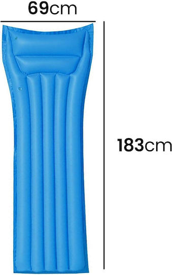 Aufblasbare Strandmatratze 183x69 cm Blauer