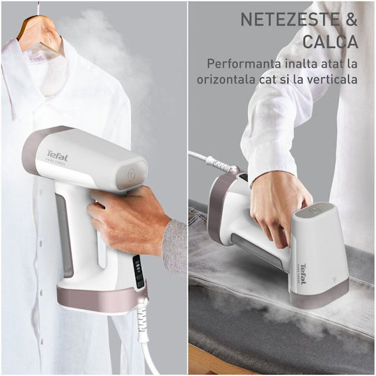Tefal Pure Force Kleiderdampfer Hand 1800W mit Behälter 180ml Weiß