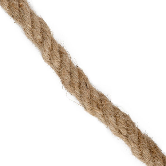 GloboStar Beige Rope Diameter 20mm with Length 50m Beige Knitted Rope D20mm x L50m