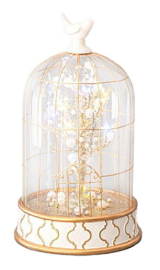 Christmas Illuminated Decorative Jar 14.6x24cm
