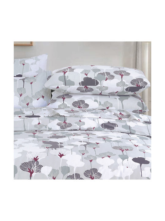 Casa Colori Pillowcase Set with Envelope Cover Floral 50x70cm.