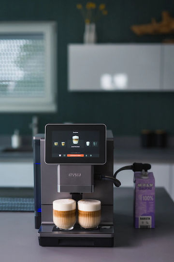 Nivo 9101 Automatic Espresso Machine 1465W Pressure 15bar for Cappuccino with Grinder Black