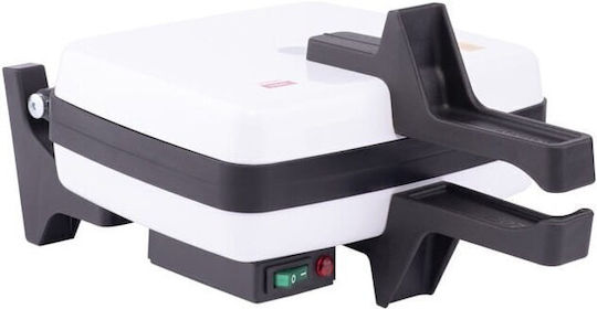 Dezal 301.5.1 Lwn Dezal Waffeleisen für Rechteckige Waffeln 2 Leistungssätze 1300W