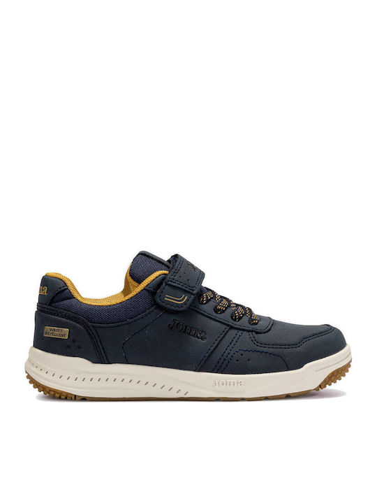 Παιδικά Sneakers με Σκρατς Navy Μπλε