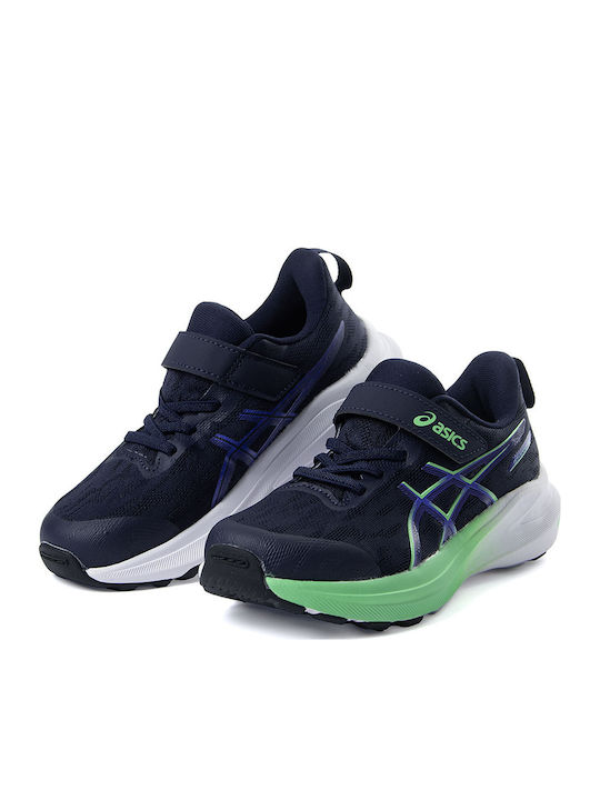 Gt-1000 Kids Sports Shoes Running with Hoop & Loop Closure Navy Blue