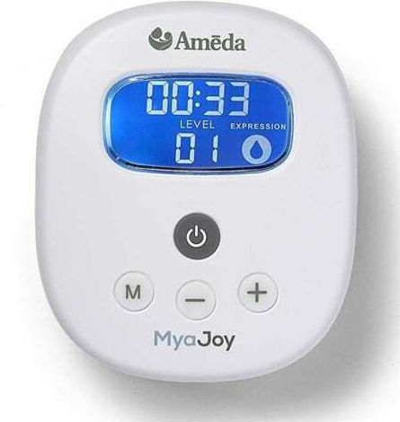 Ameda Electric Single Breast Pump Mya Joy Battery and Electric White