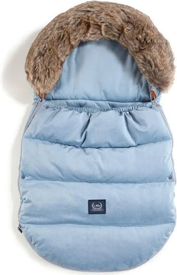 La Millou Aspen Combo Stroller Footmuff with Velvet Lining Blue