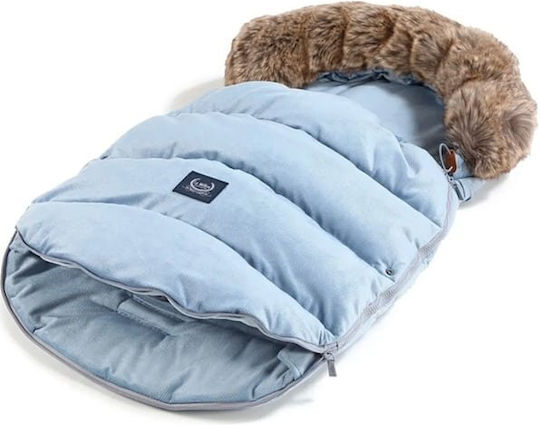 La Millou Aspen Combo Stroller Footmuff with Velvet Lining Blue