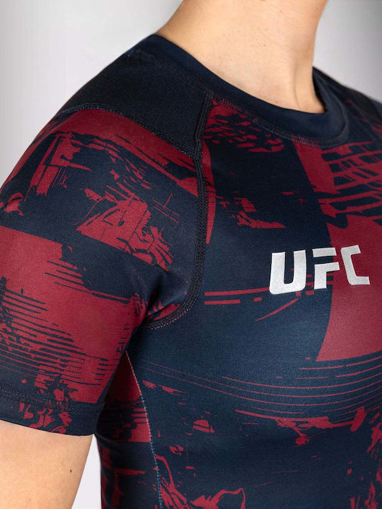 Venum Γυναικεία Κοντομάνικη Μπλούζα VNMUFC-00447-455 για MMA / Jiu-Jitsu Πολύχρωμη