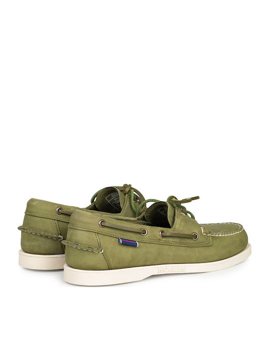 Docksides Portland Crazy H Men's Moccasins Khaki