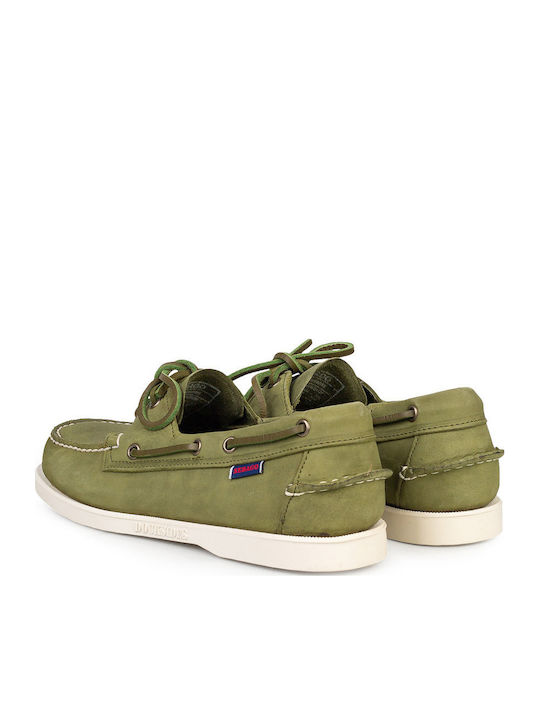 Docksides Portland Crazy H Men's Moccasins Khaki
