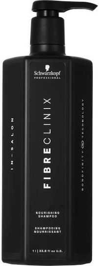 Schwarzkopf Fibre Clinix Bondfinity Σαμπουάν Αναδόμησης/Θρέψης & Ενυδάτωσης για Λιπαρά Μαλλιά 1000ml