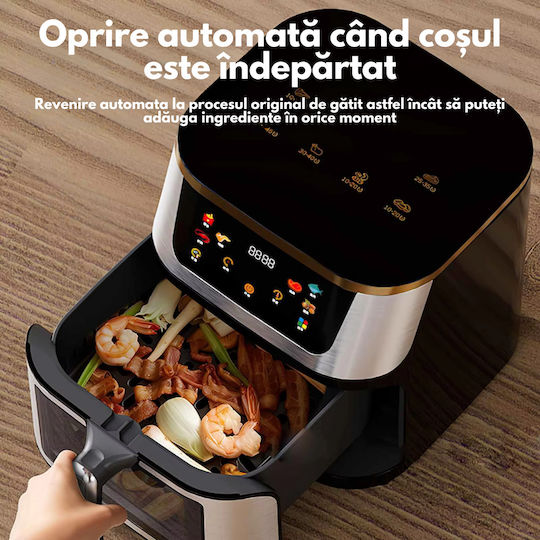 Air Fryer 10lt Ασημί DB-0061