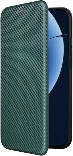 Carbon Fiber Book Green (Realme GT 8 Pro)