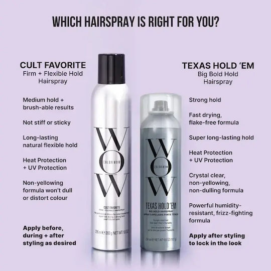 Color Wow Λακ για Ελαφρύ Κράτημα 234ml