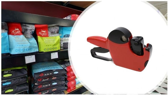 Jolly JH8 Mechanical Portable Label Maker Single Line Output in Red Color