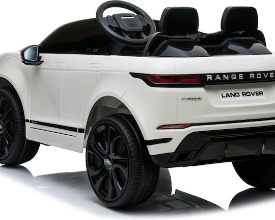 Range Rover Evoque Две Места с Дистанционно Управление Лицензиран 12 Волта Бял за 2+ Години
