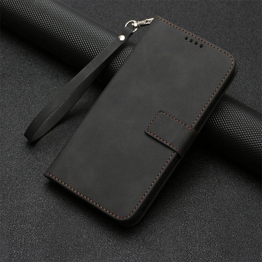 Brieftasche Synthetisches Leder / Silikon Schwarz (Huawei Nova 12SE, Huawei Nova 11SE)