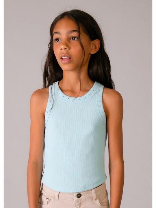 Kids Top Sleeveless Light Blue