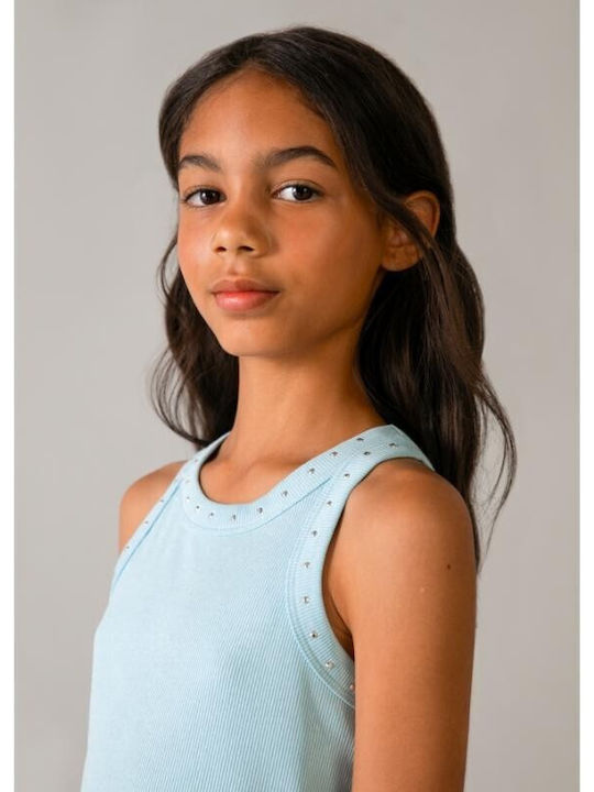 Kids Top Sleeveless Light Blue