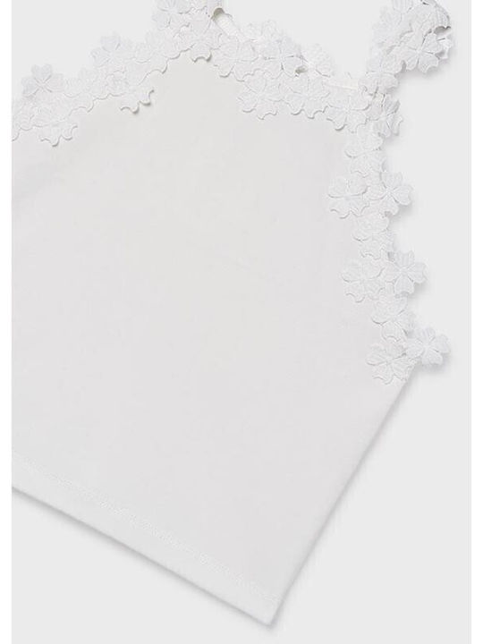 Kids Top Sleeveless White