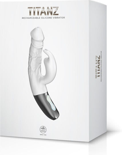 Titanz Вибратор G-Spot с Дистанционно Управление Бял