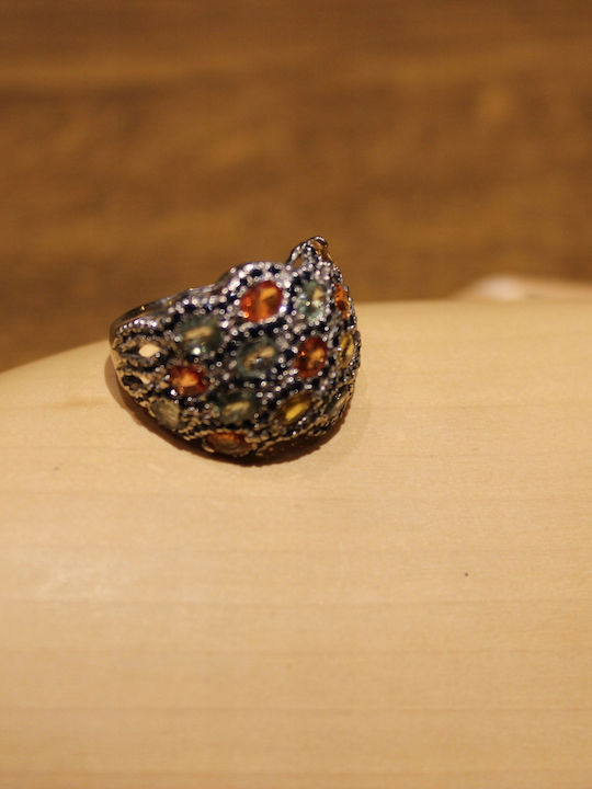 Songea Padparadscha Saphir Ring R16