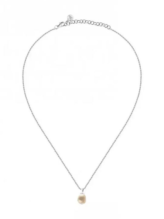 Morellato Necklace Silver 925 Pearl 10mm Sxu41 Morellato Necklace Silver 925 Pearl 10mm Sxu41