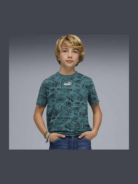 Kinder-T-Shirt Green