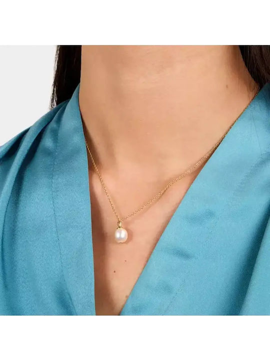 Morellato Necklace Gold Plated Silver 925 Pearl 10mm Sxu40