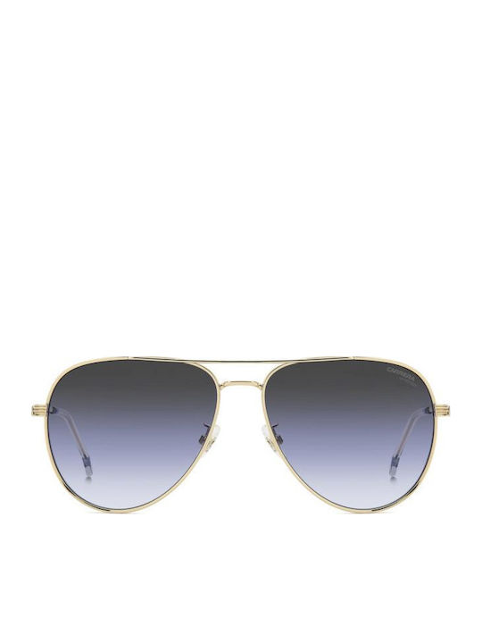 Carrera Unisex Sunglasses With Gold Metallic Frame And Grey Lens 3088/S J5G/GB