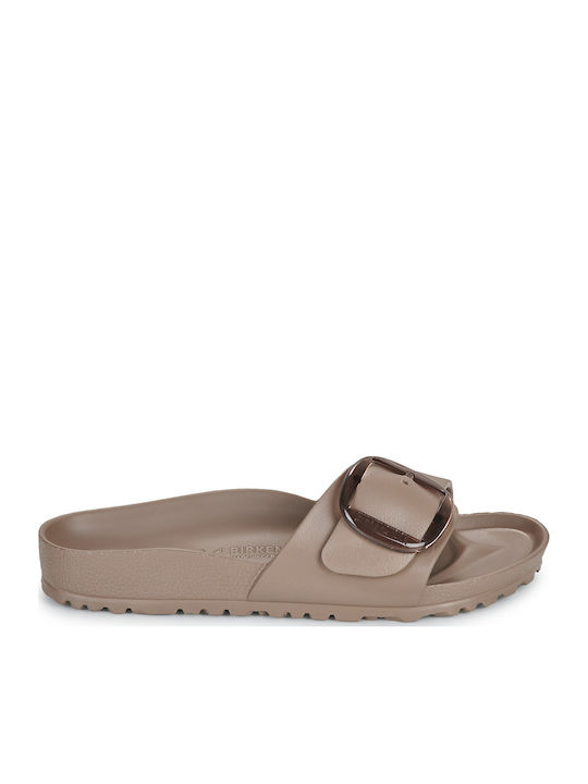 Madrid Big Buckle Eva Slides σε Μπεζ Χρώμα