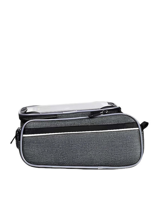 Avizar Waterproof Bike Smartphone Holder Frame Bag Grey Avizar Waterproof Bike Smartphone Holder Frame Bag Grey
