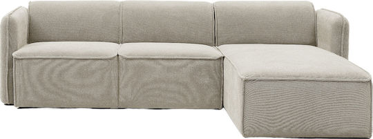 Maffei Ecke Sofa mit Umkehrbarer Winkel Beiges 268x163x76cm