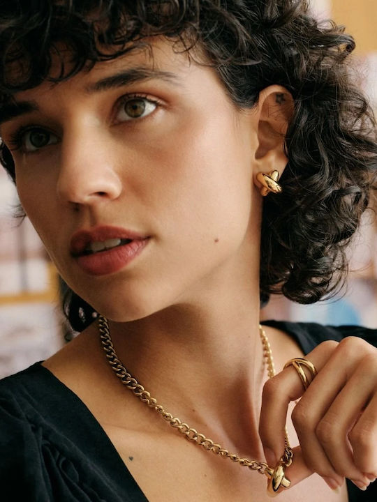 Edblad Chain Neck made of Stainless Steel Gold-plated